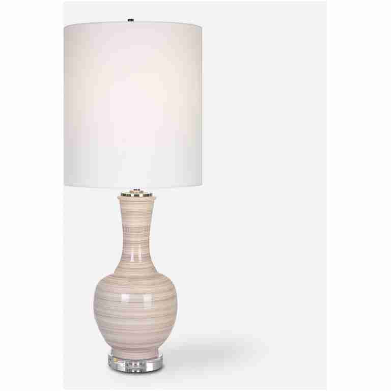 Chalice-Striped Table Lamp