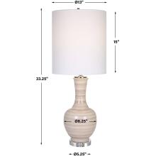 Chalice-Striped Table Lamp