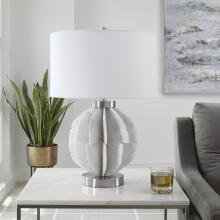 Repetition-White Marble Table Lamp