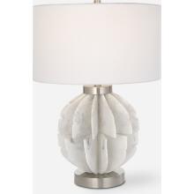 Repetition-White Marble Table Lamp