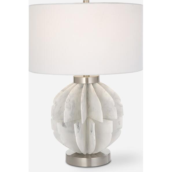 Repetition-White Marble Table Lamp