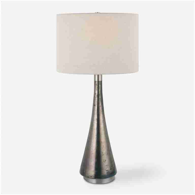 Contour-Metallic Glass Table Lamp