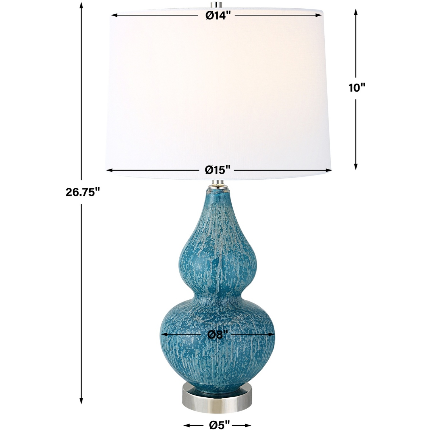 Avalon Blue Table Lamp