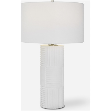 Patchwork-White Table Lamp