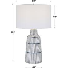 Breton-Nautical Stripe Table Lamp