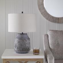 Neolithic-Blue-Gray Table Lamp