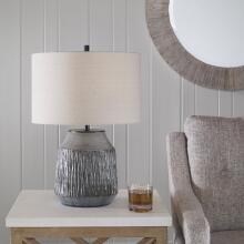 Neolithic-Blue-Gray Table Lamp
