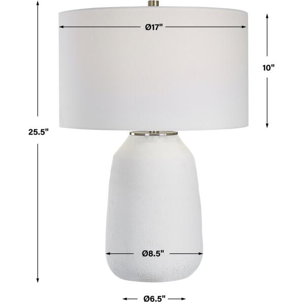 Heir Chalk White Table Lamp