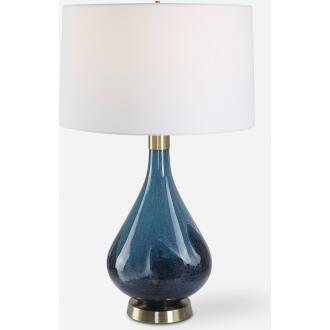 Riviera-Art Glass Table Lamp