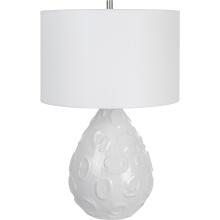 Loop-White Glaze Table Lamp