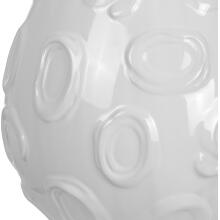 Loop-White Glaze Table Lamp