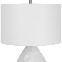 Loop-White Glaze Table Lamp