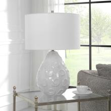 Loop-White Glaze Table Lamp