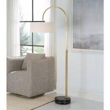 Huxford-Brass Arch Floor Lamp
