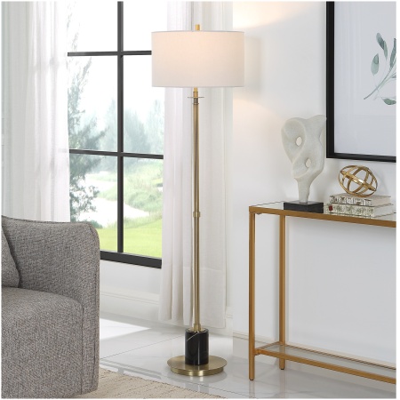 Uttermost Guard Brass Floor Lamp