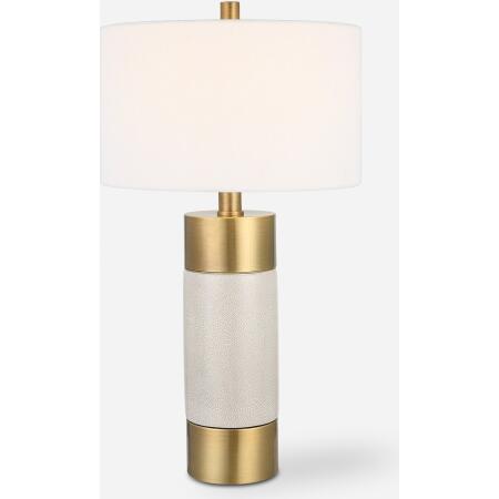 Adelia-Ivory & Brass Table Lamp