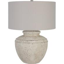 Artifact-Aged Stone Table Lamp