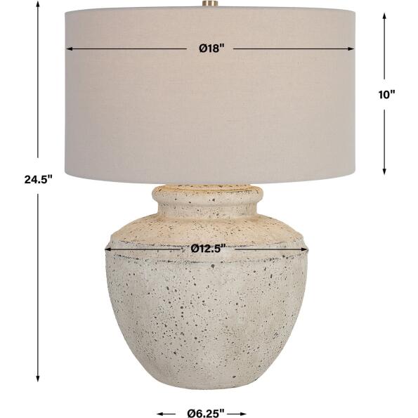 Artifact Aged Stone Table Lamp