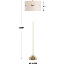 Prominence-Brass Floor Lamp