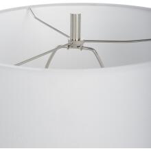 Ascent-White Geometric Table Lamp