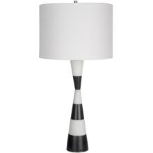 Bandeau-Banded Stone Table Lamp