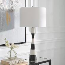 Bandeau-Banded Stone Table Lamp