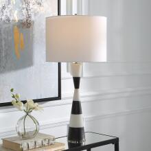 Bandeau-Banded Stone Table Lamp