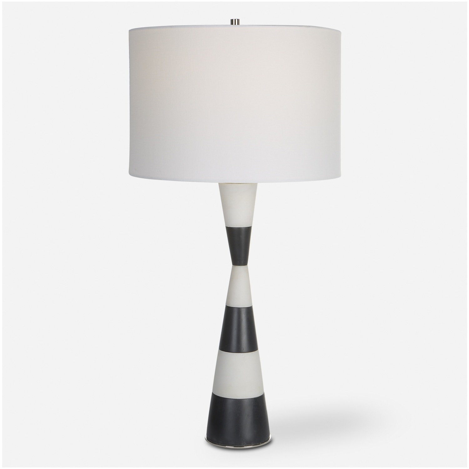 Bandeau-Banded Stone Table Lamp