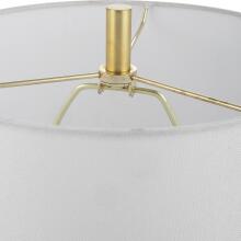 Turret-Gold Buffet Lamp