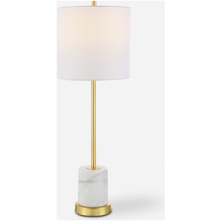 Turret-Gold Buffet Lamp