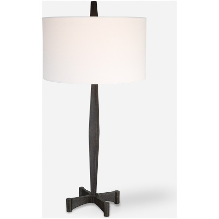 Counteract-Rust Metal Table Lamp