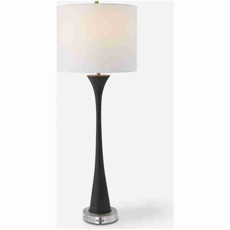 Fountain-Black Stone Buffet Lamp