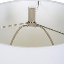 Stratus-Gray Glass Buffet Lamp