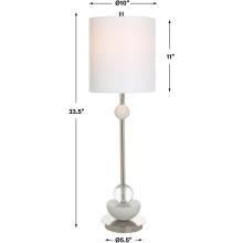 Exposition-Nickel Buffet Lamp