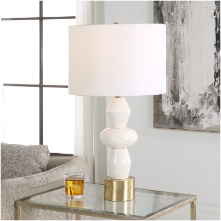 Uttermost Architect White Table Lamp