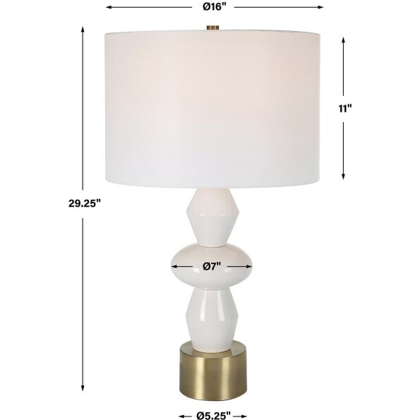 Architect White Table Lamp