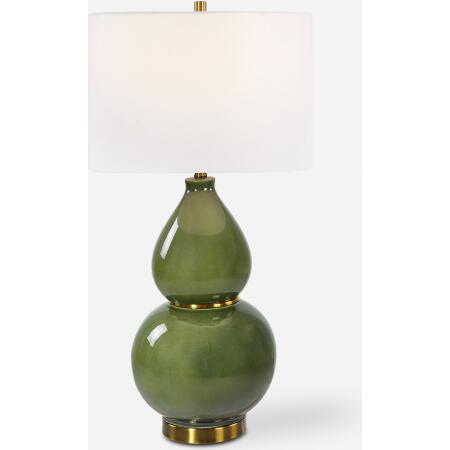Gourd-Green Table Lamp
