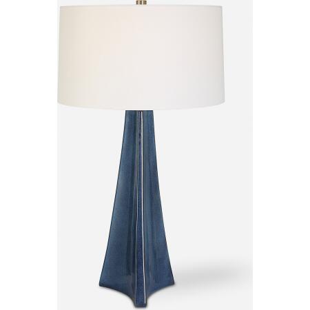 Teramo-Scalloped Ceramic Table Lamp