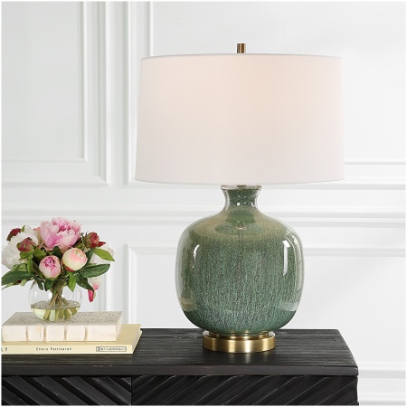 Uttermost Nataly Aged Green Table Lamp