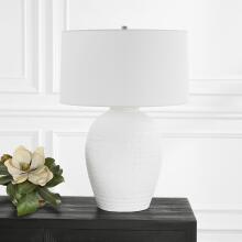 Reyna-Chalk White Table Lamp