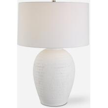 Reyna-Chalk White Table Lamp