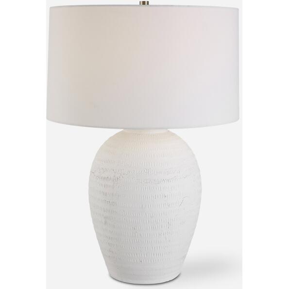 Reyna-Chalk White Table Lamp
