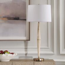 Palu-Travertine Table Lamp