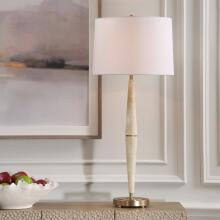 Palu-Travertine Table Lamp