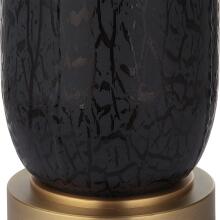 Spyglass-Black Wood Grain Table Lamp