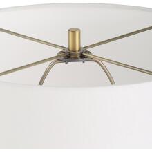 Lyra-White & Gold Table Lamp