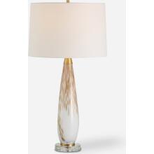 Lyra-White & Gold Table Lamp