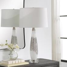 Quinn-White & Silver Table Lamp
