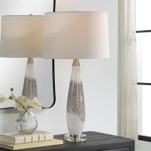 Quinn-White & Silver Table Lamp