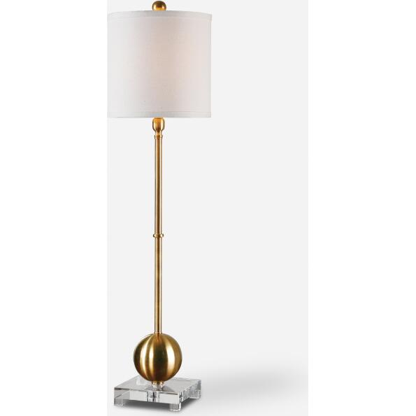 Laton-Brass Buffet Lamps